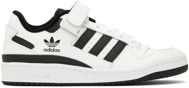 adidas White Forum Low Sneakers ShopStyle