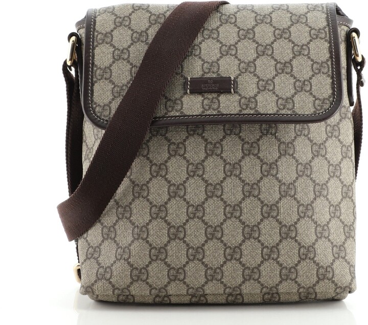 Gucci Flap Messenger GG Coated Canvas Small - ShopStyle Shoulder Bags