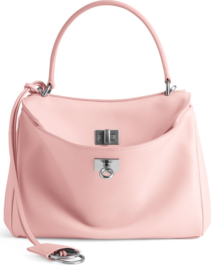 Balenciaga Mini Leather Rodeo Top-Handle Bag