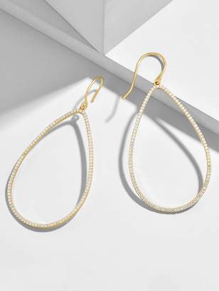 Solare 18K Gold Plated Hoop Earrings