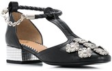 Thumbnail for your product : Toga Pulla Studded Crocodile Embossed Pumps