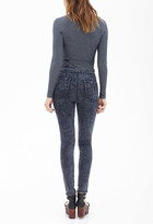 Thumbnail for your product : Forever 21 Mineral Wash Jeggings