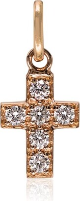 Gigi Clozeau Cross 6 diamond charm