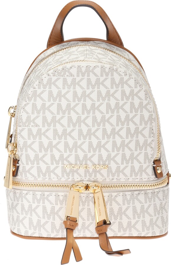 MICHAEL Michael Kors Rhea Logo Monogram Medium Backpack - ShopStyle