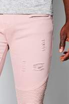 Thumbnail for your product : boohoo Super Skinny Stretch Biker Jeans
