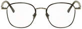 Thumbnail for your product : Linda Farrow Luxe Black and Gunmetal 719 C5 Glasses