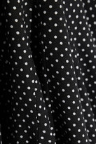 Thumbnail for your product : Alice + Olivia Dolly Pleated Polka-dot Crepe Mini Dress