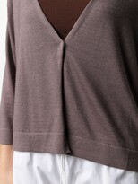 Thumbnail for your product : Fabiana Filippi V-neck cashmere cardigan