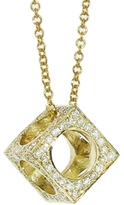 Thumbnail for your product : Jennifer Meyer Diamond Cube and Circle Necklace - Yellow Gold