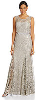 Thumbnail for your product : Betsy & Adam Beaded Lace Gown