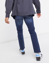 Thumbnail for your product : New Look slim jeans with rips in mid blue