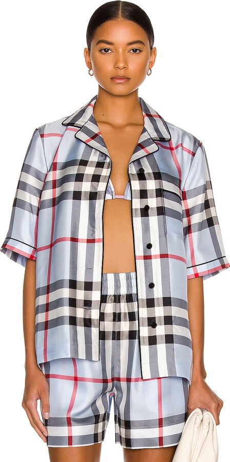 Burberry Logo Burberry Bowling Shirt Burberry Tierney Bowling