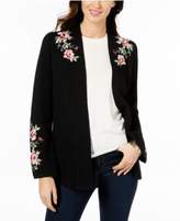 Thumbnail for your product : Charter Club Embroidered Cardigan, Created for Macy's