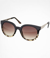 Thumbnail for your product : Express Tortoise Ombre Round Sunglasses