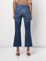 Thumbnail for your product : L'Agence Kendra cropped flare jeans