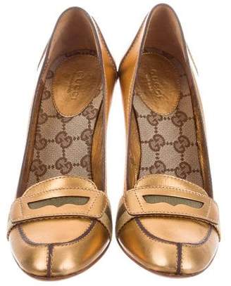 Gucci Leather Loafers Pumps