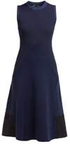 Thumbnail for your product : Proenza Schouler Pieced Rib-knit Cotton-blend Dress - Womens - Blue Multi