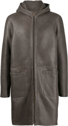 Salvatore Santoro Zip-Up Leather Coat
