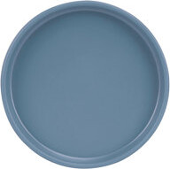 Cal-Mil Hudson - Stone Blue Low Rim Melamine Plate