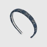 Thumbnail for your product : Gucci Washed denim hair band