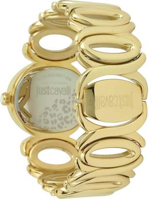 Just Cavalli Double Jc 2H Champagne Dial Gold Stainless Steel Women's Watch