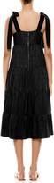 Thumbnail for your product : Alice + Olivia Cynthia Tie Shoulder Midi Dress