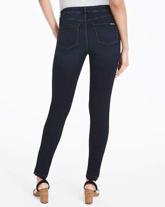 Whbm Button-Trim Ankle Jeans