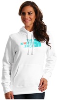 Thumbnail for your product : The North Face Logo Love Pullover Hoodie (Moody Blue/High Rise Grey) - Apparel