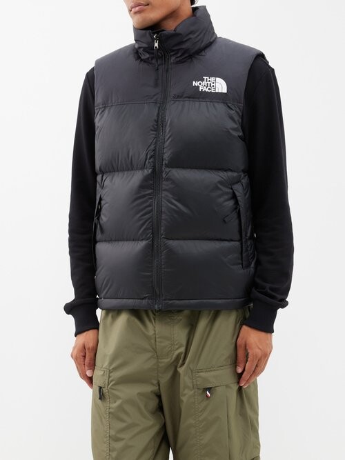 The North Face 1996 Retro Nuptse Quilted Down Gilet - Black - ShopStyle