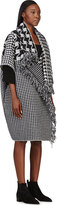 Thumbnail for your product : Stella McCartney Black & White Knit Houndstooth Coat