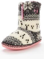 Thumbnail for your product : Bedroom Athletics Jessica Snowflake Fairisle Slipper Boots