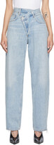 Thumbnail for your product : AGOLDE Blue Criss Cross Upsized Jeans