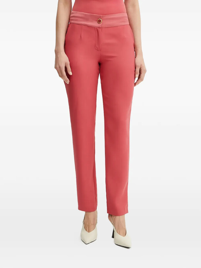 GUESS USA Buttoned Slim-Fit Trousers