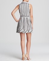 Thumbnail for your product : Milly Shirt Dress - Sleeveless Stripe