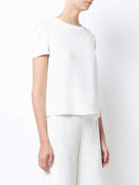 Thumbnail for your product : Adam Lippes satin crepe short sleeve T-shirt