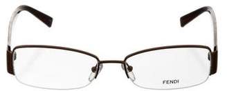 Fendi Zucchino Square Eyeglasses
