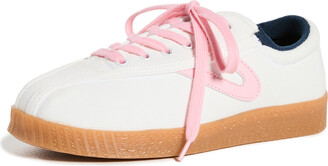 Pink w/Navy Blue Accents Schoenen Inlegzolen & Accessoires Schoenenveters Premium Sport Laces 