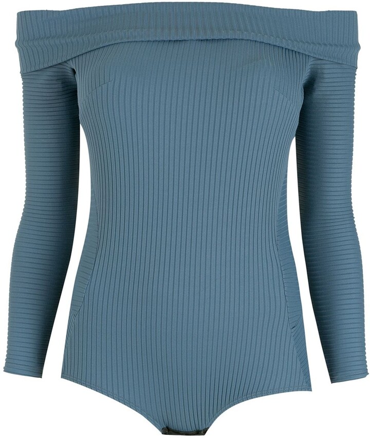 Amir Slama Long Sleeved Lace Bodysuit - Farfetch