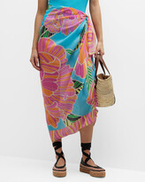 Thumbnail for your product : Trina Turk Poppy Woven Pareo Coverup