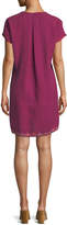 Thumbnail for your product : Johnny Was Veisia Embroidered Linen Tunic Dress, Plus Size