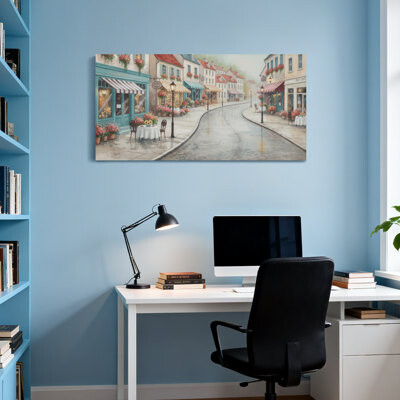 Astoria Grand Scenic & Cityscapes Charming European Street Scene With Flowers And Shops Z251225161612195350