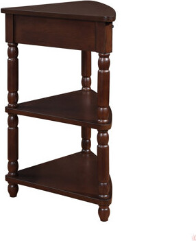 Alcott Hill 33.8'' Small Triangle Corner Table, Wood Corner Side Table ...