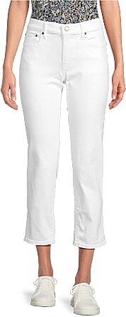 Lucky Brand Stretch Denim Mid Rise Cropped Relaxed Fit Jeans