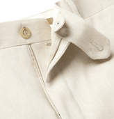 Thumbnail for your product : Canali Blue Kei Slim-Fit Linen And Wool-Blend Suit Trousers