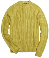 Thumbnail for your product : Brooks Brothers Cotton Cashmere Cable Crewneck Sweater