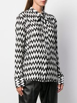 Thumbnail for your product : Haider Ackermann Printed Pussy Bow Blouse