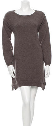 Chloé Long-Sleeve Wool Sweater Dress