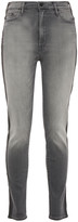 Thumbnail for your product : Mother The Swooner Faded High-rise Skinny Jeans