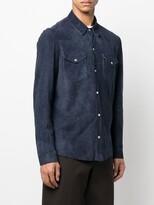 Thumbnail for your product : Salvatore Santoro suede Western shirt jacket