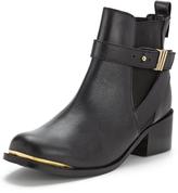 Thumbnail for your product : Carvela Tomas Leather Ankle Boots with Metal Details